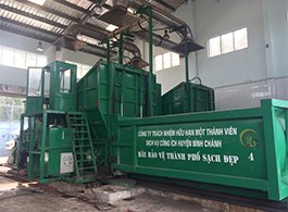 Trạm ép rác kín