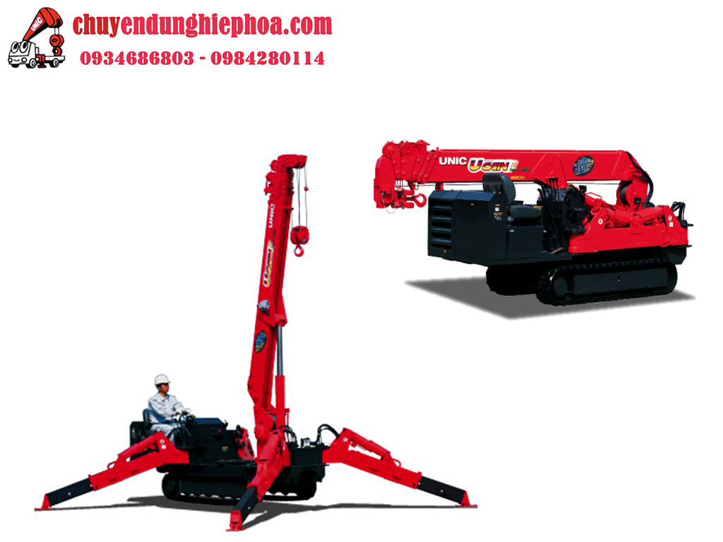 Cần cẩu bánh xích chân nhện UR-W376C 3 tấn
