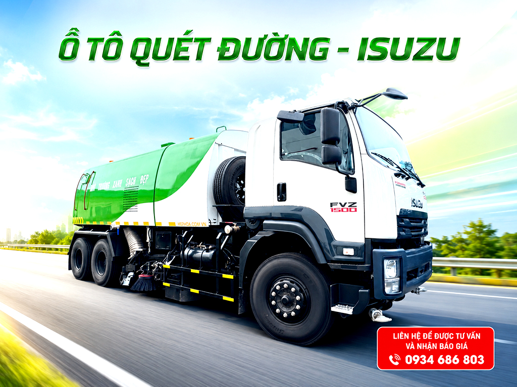 Ô tô quét đường Isuzu