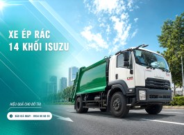 Ô tô chở rác 14 khối Isuzu