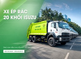 Ô tô chở rác 20 khối Isuzu