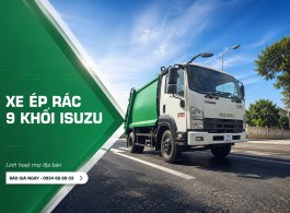 Ô tô chở rác 9 khối Isuzu