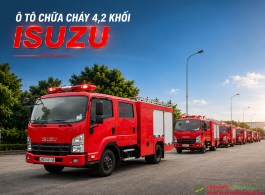  Ô tô chữa cháy 4,2 khối Isuzu
