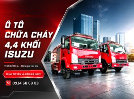Ô tô chữa cháy 4,4 khối ISUZU