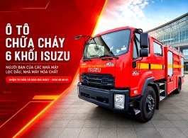 Ô tô chữa cháy 6 khối Isuzu