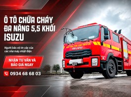 Ô tô chữa cháy đa năng 5,5 khối Isuzu