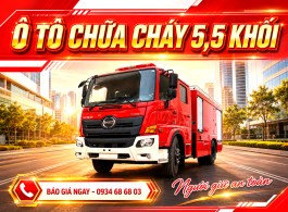 Xe chữa cháy 5,5 khối Hino