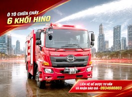 Xe chữa cháy 6 khối Hino 
