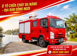 Xe chữa cháy địa hình kênh rạch sông ngòi
