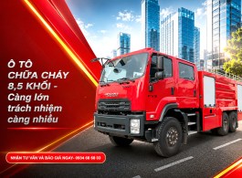 Xe chữa cháy ISUZU 8,5 khối 