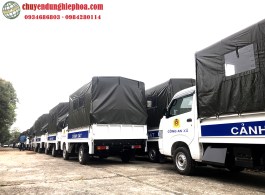 Xe đảm bảo an ninh trật tự