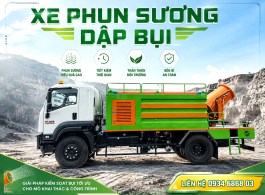 Xe phun sương dập bụi
