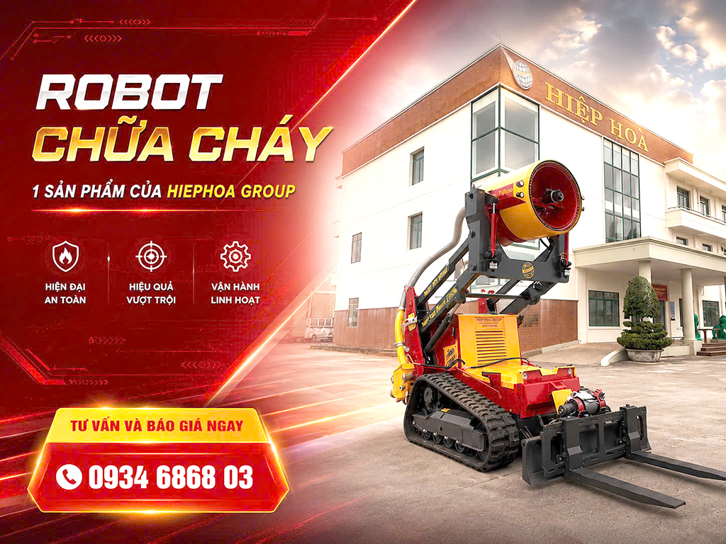 Robot chữa cháy và cứu nạn cứu hộ HH-RFF