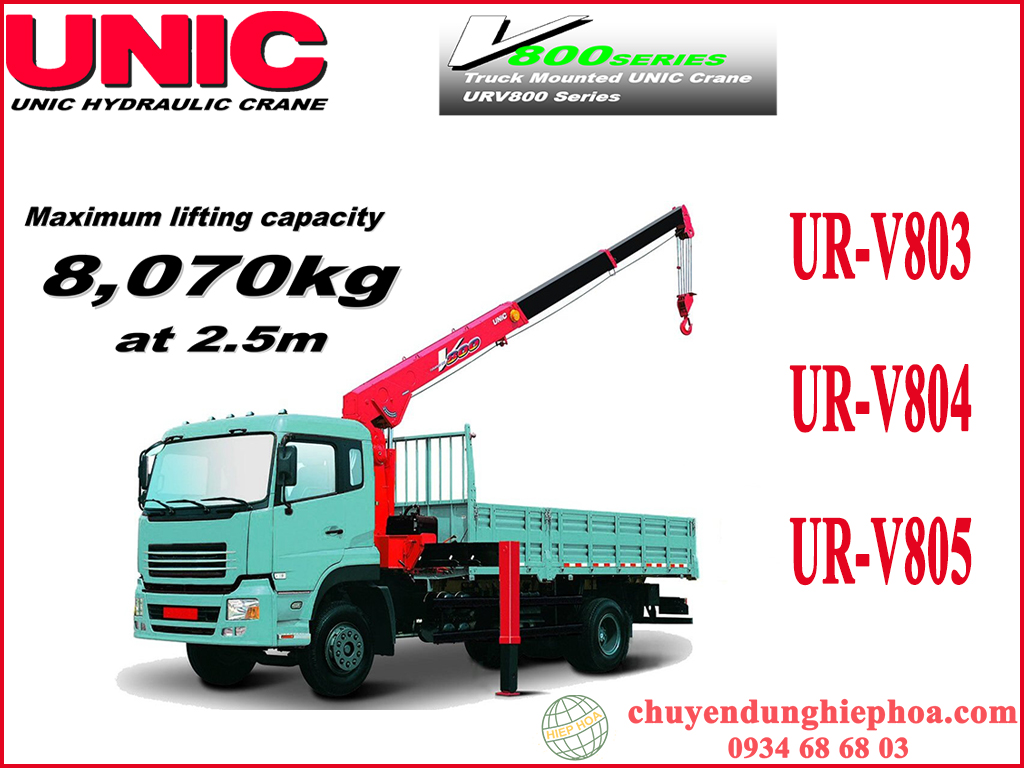 Series UR-V800WYK 8 tấn