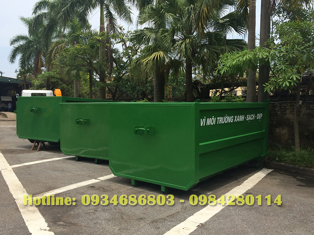 Thùng chứa rác 15 khối