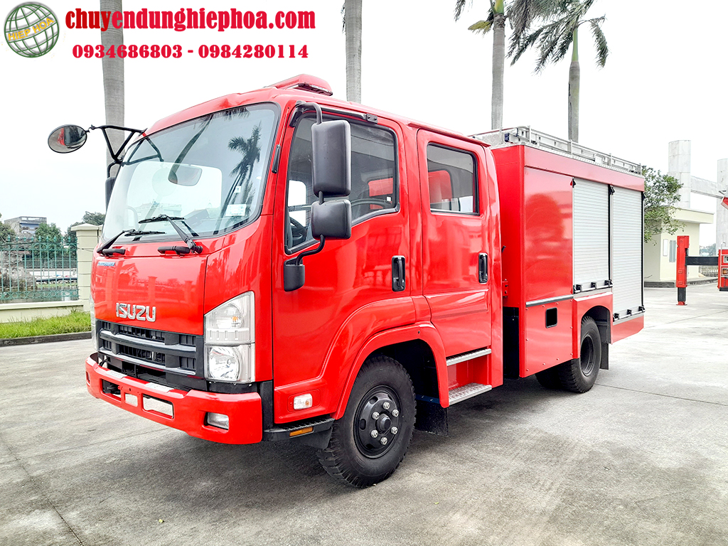 Xe chữa cháy 4,2 khối Isuzu