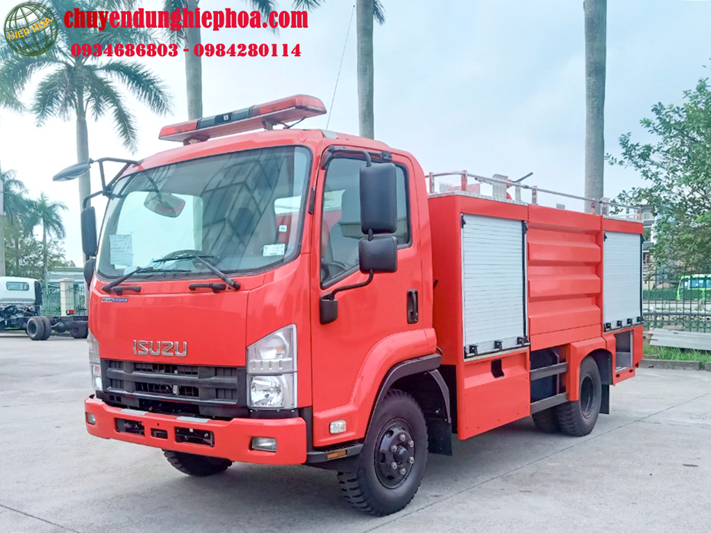 Xe chữa cháy 4,4 khối Isuzu