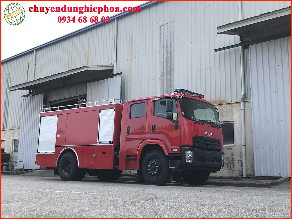 Xe chữa cháy 5 khối Isuzu