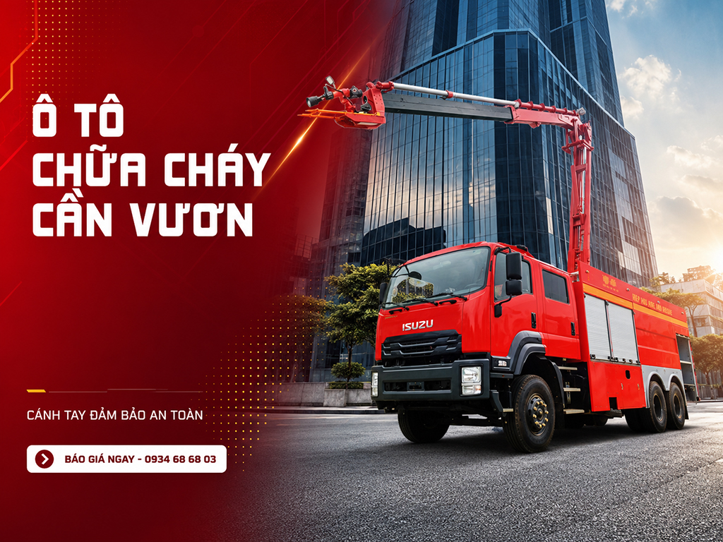 Xe chữa cháy cần vươn