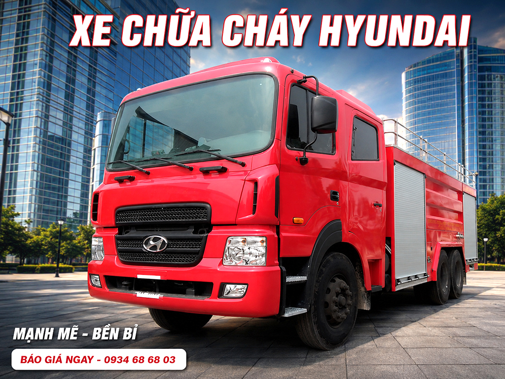 Xe chữa cháy Hyundai 10 khối