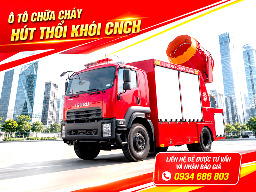 Xe hút, thổi khói, chữa cháy đa năng