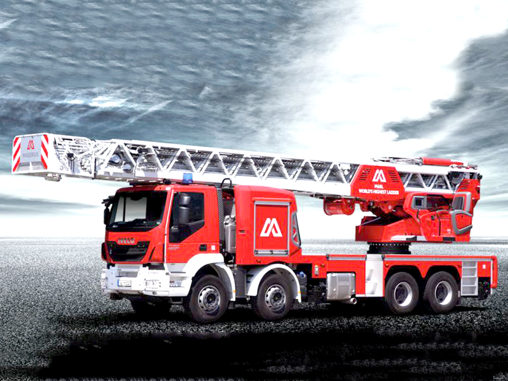 Xe thang cứu hộ chữa cháy 68m Magirus M68L